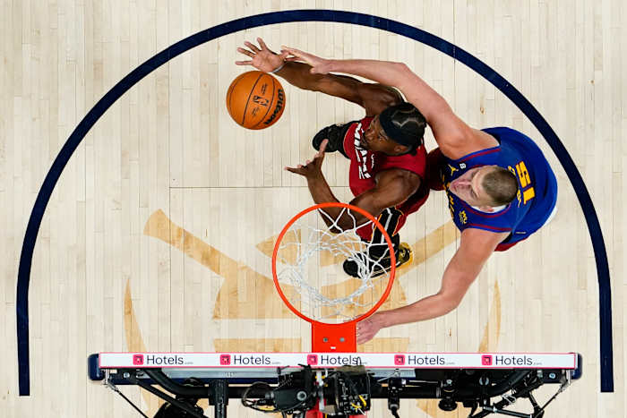 jimmy butler nikola jokic nuggets heat